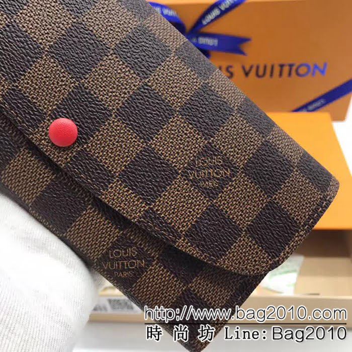 路易威登LV頂級原單 N63544大紅海外原單私貨代購級品質實物拍攝 女士錢包 ZY1066